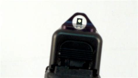 How To Peep Through A Glock Raps Rear Aperture Pistol Sights My Gun