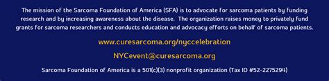 Stand Up To Sarcoma Cancer Program Booklet