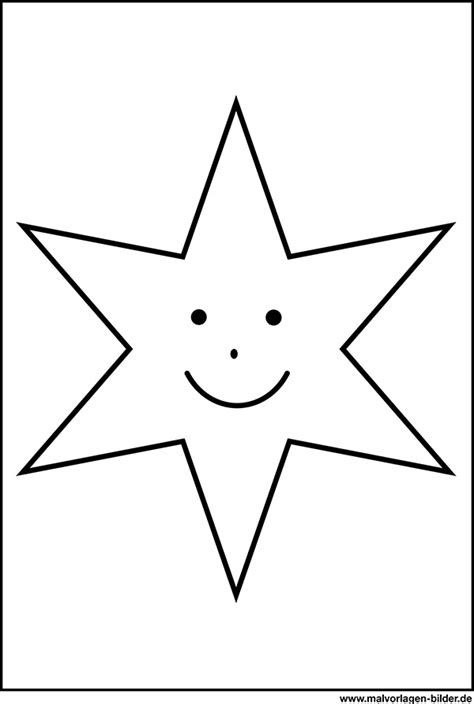 Stern mit gesicht