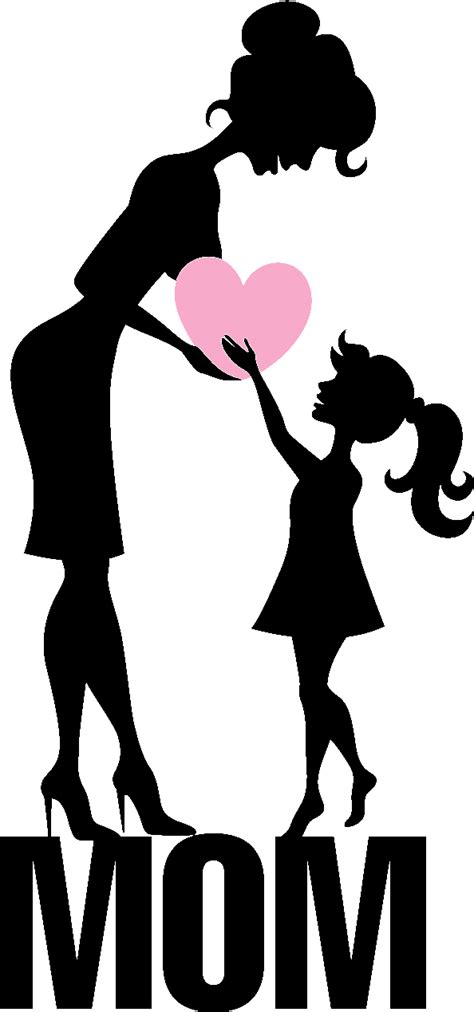 Mom And Daughter Illustration Clipart Full Size Clipart