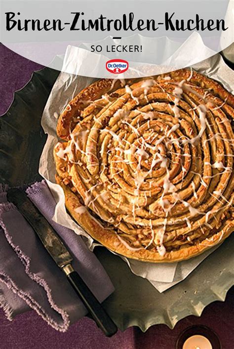 Etwas übung erforderlich 60 minuten vegetarisch. Birnen-Zimtrollen-Kuchen | Rezept in 2020 | Kuchen, Lecker ...