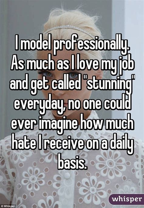 Models Admit They Hate Their Dream Job On Whisper App Daily Mail Online