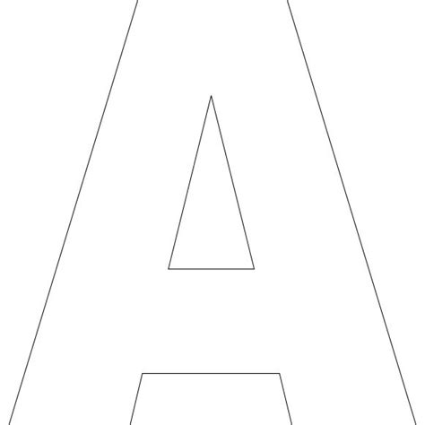 Free Printable Alphabet Template Upper Case