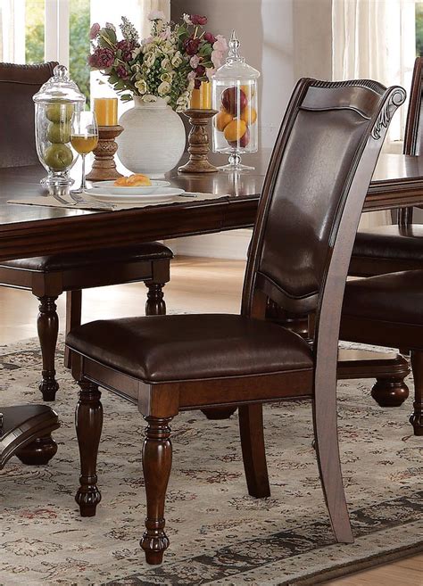 Homelegance Lordsburg Side Chair Brown Cherry 5473s At