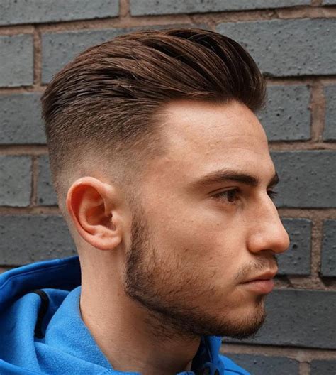 In this variation, the quiff is kept shorter and the sides are shaved down to a skin fade. 40 Ritzy Shaved Sides Hairstyles And Haircuts For Men
