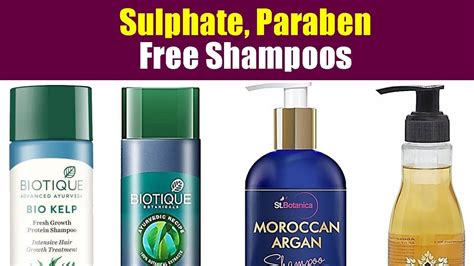 Top 7 Best Sulphate Paraben Free Shampoos In India With Lowest Price