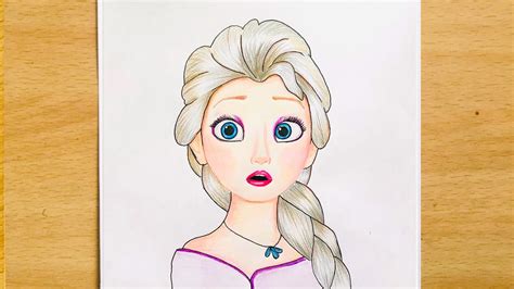 How To Draw Elsa Step By Step Queen Elsa Drawing Drawing Frozen 2