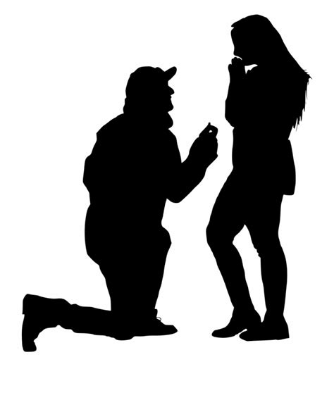 Proposal Silhouette Clipart 10 Free Cliparts Download Images On