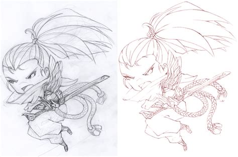 Yasuo Chibi Sketch And Line Art By Crystalleearts On Deviantart