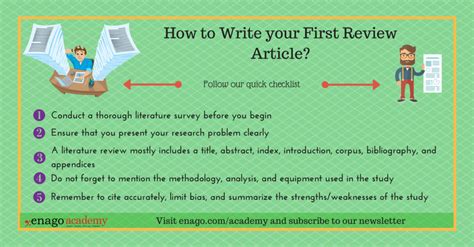 How To Write A Good Scientific Literature Review Enago Academy