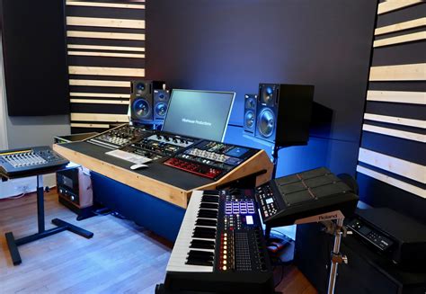 Recording Studio | Home studio desk, Recording studio home, Recording ...