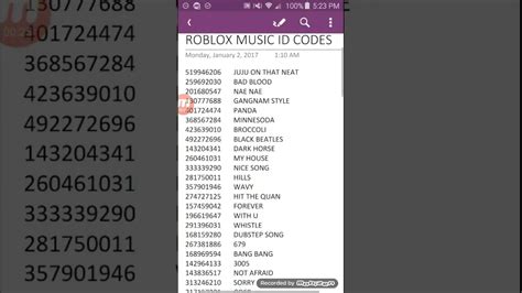 Also if a music video full song is incorrectly displayed or removed. ELTE'S ROBLOX ID CODES PART 1 - YouTube