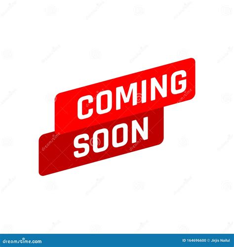 New Stylish Coming Soon Sign. an Icon for Website Page Site and Offline