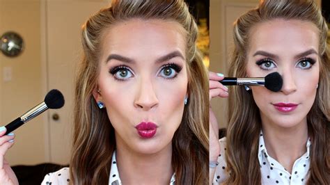 A basic tutorial for beginners! Easy Contouring + Highlighting Tutorial (+ bronzer, blush ...