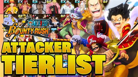 Attacker Tier List 2022 One Piece Bounty Rush Opbr Youtube