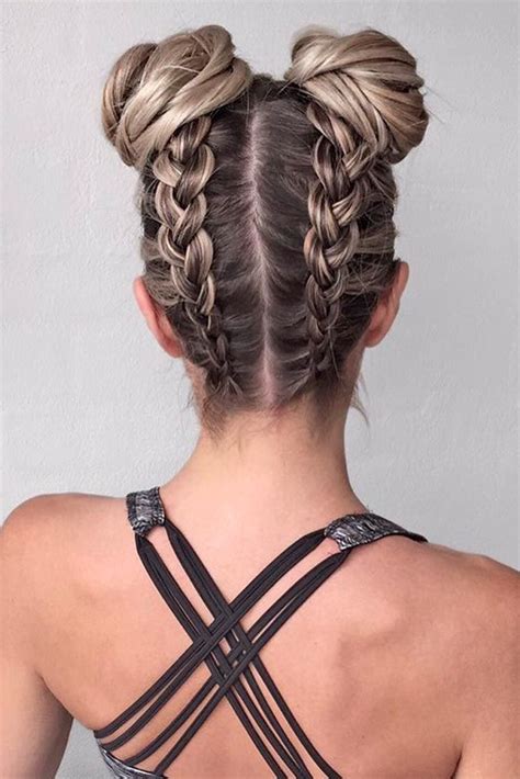 5 Braided Buns Learn How To Do These Hairstyles Hairdo Hairstyle