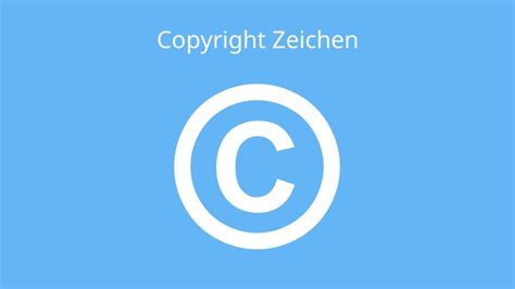 Copyright Zeichen • Copyright Zeichen © Auf Der Tastatur · Mit Video