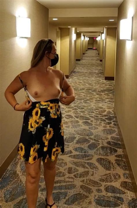 F Lashing The Hotel Hallway Nudes By Postmywife21