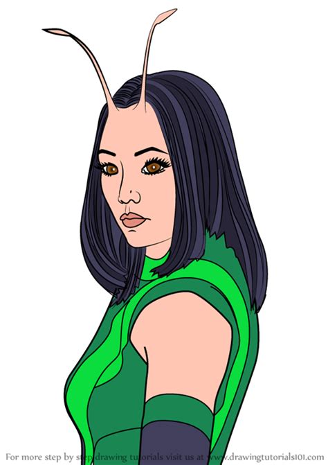 How To Draw Mantis From Avengers Endgame Marvel Comics Drawing