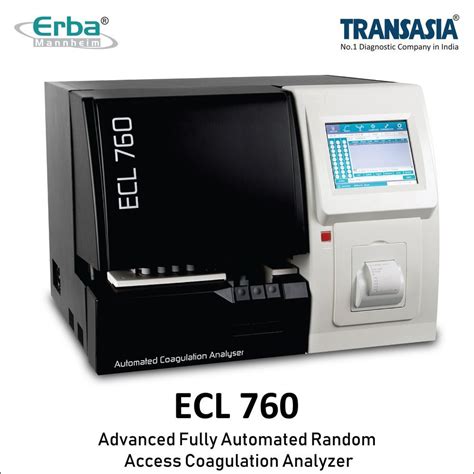 Ecl Transasia Advanced Fully Automated Random Access Coagulation