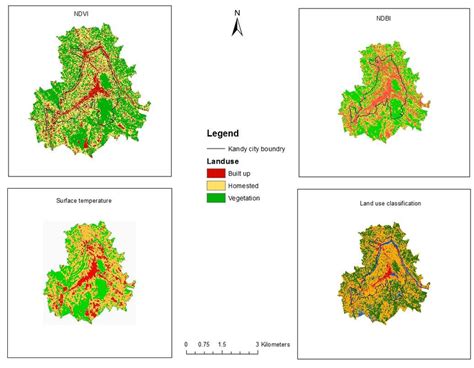 Comparisons Of The Land Cover Classification With Ndvi Ndbi And