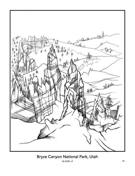 See the color key below. Color Your Park Coloring Book - National Park Foundation
