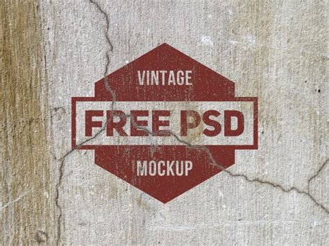 Free Grunge Texture Logo Design Mockup In Psd Designhooks