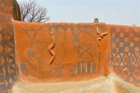 Tiébélé Painted House Traditional Mud Houses Of Burkina Faso