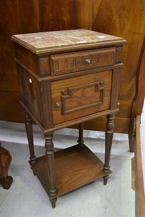 Antique French Henri Ii Nightstand Bedside Cabinets Furniture