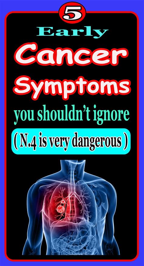 Health Natural 5 Early Cancer Symptoms You Shouldnt Ignore