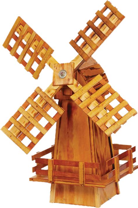 Amish Crafted Wooden Windmill Made In Usa