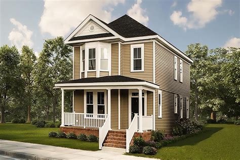 Narrow Lot Townhome 31522gf Architectural Designs House Plans