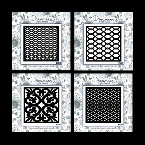6x6 Stencil Collection Set 5 Dreamees