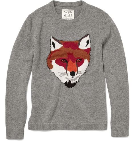 Foxy Fox Fox Sweater Sweater Design Merino Wool Sweater