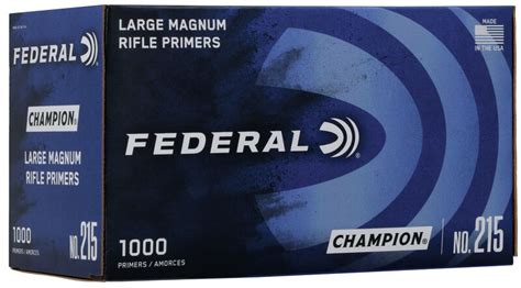 Federal Champion Large Rifle Magnum Primer 215 Ozark Precision Nz
