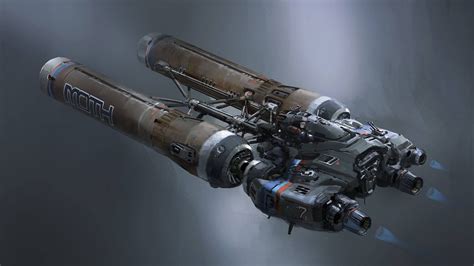 Spaceship Art By John Wallin Liberto Raumschiff Design Star Citizen