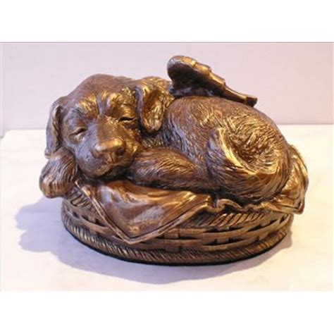 A dog urn is a special way to honor the life of your furry friend. Sleeping Angel Dog Cremation Urn - Large | Cremation Solutions