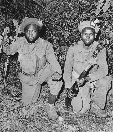 Mau Mau Fighters Th December Two Mau Mau Forest Fighters Waiting In An Ambush In The