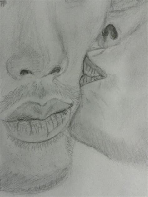 Kiss On The Cheek By Missfero On Deviantart Cheek Art Doodle Art
