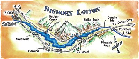 Performance Tours Brochure And Rafting Maps Colorado