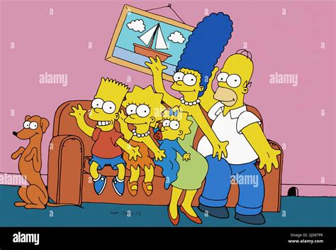 Helper Bart Lisa Maggie Marge Simpson Los Simpson Fotograf A De Stock Alamy
