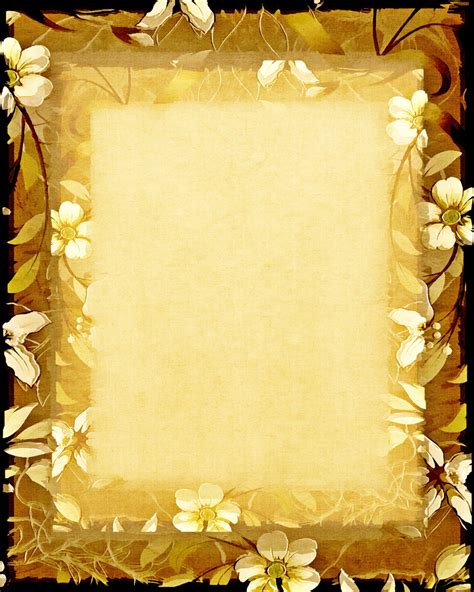 Floral Frame Background 4 Free Stock Photo Public Domain Pictures