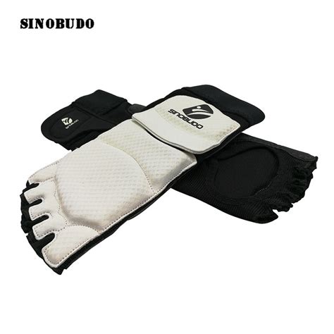 Sinobudo Taekwondo Foot Protector Karate Feet Guard Sparing Instep