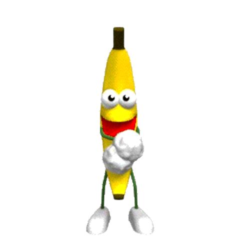 Pixelated Dancing Banana Grooving 