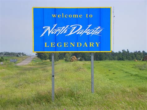 Welcome To Legendary North Dakota Entering North Dakota Fr Flickr