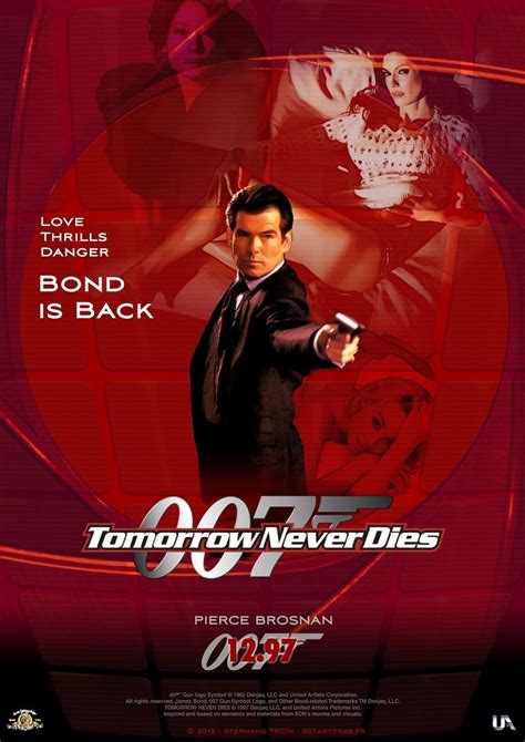 1997 A2 A1 A4 Movie Poster Film Poster A3 James Bond A5 Prints Tomorrow