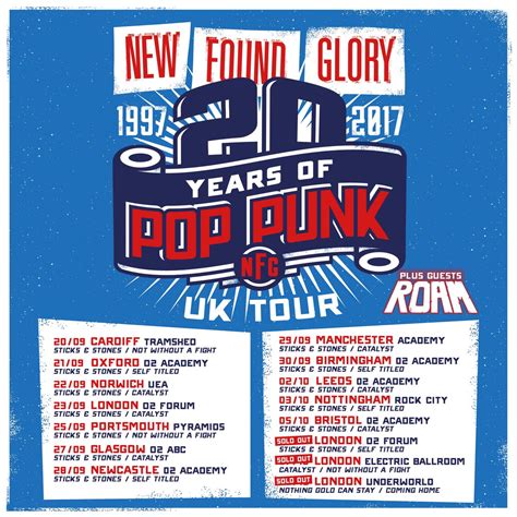 Roam To Support New Found Glory On Uk Tour Stereoboard