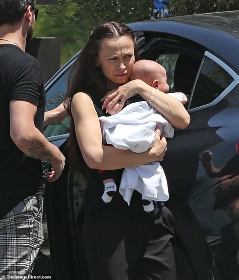 Dwts Alum Karina Smirnoff Seen Out Newborn Son Theo Gabriel And Baby