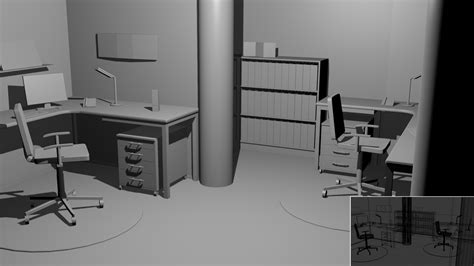 Office 3d Model In Office 3dexport