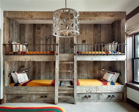 The Best Bunk Bed Ideas Over 30 Ideas Rustic Bunk Beds Country
